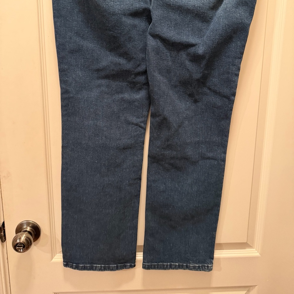 🌼NWT Simply Vera Vera Wang Dark Blue Mid-Rise Straight Leg Jeans - Picture 5 of 6
